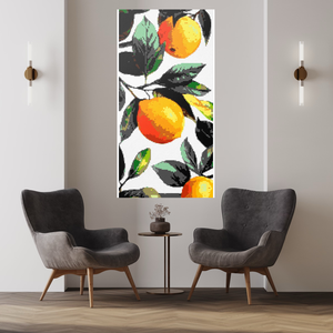 Lemons botanical art mosaic