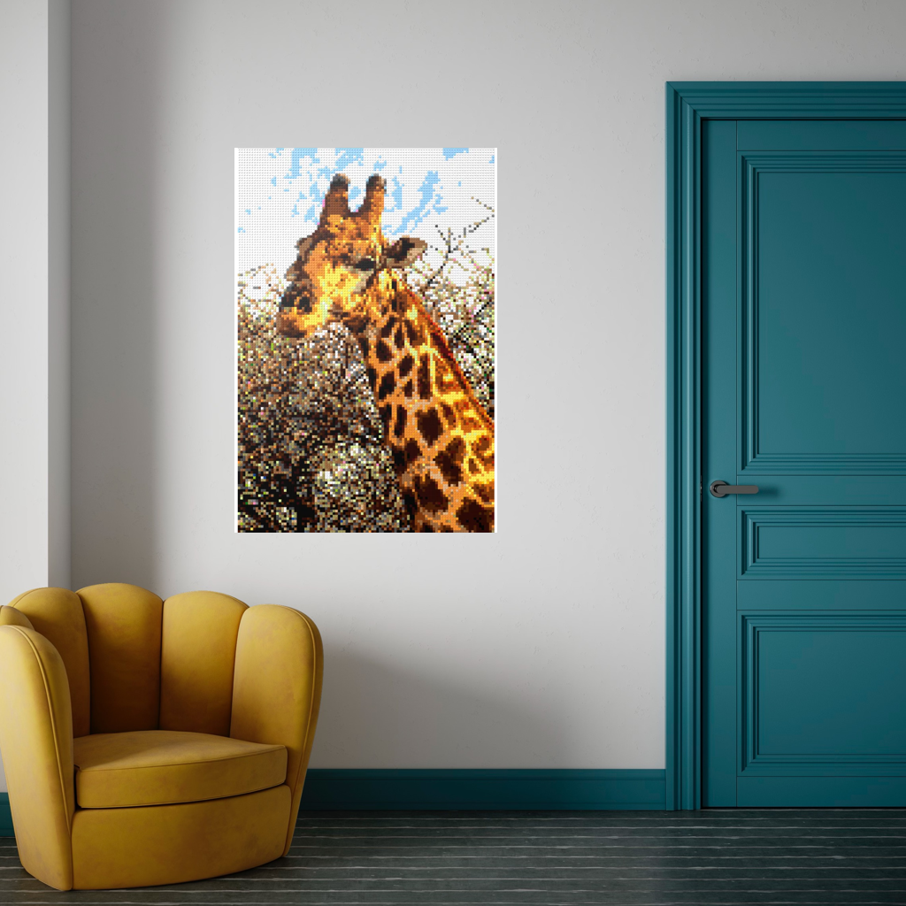 African Giraffe Portrait