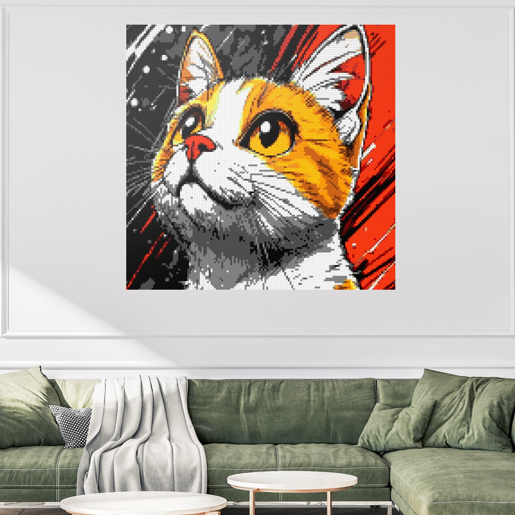 Cat Luna mosaic