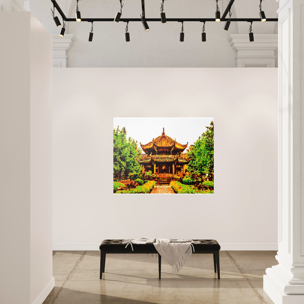 A Taoist temple in Taipei, Taiwan
