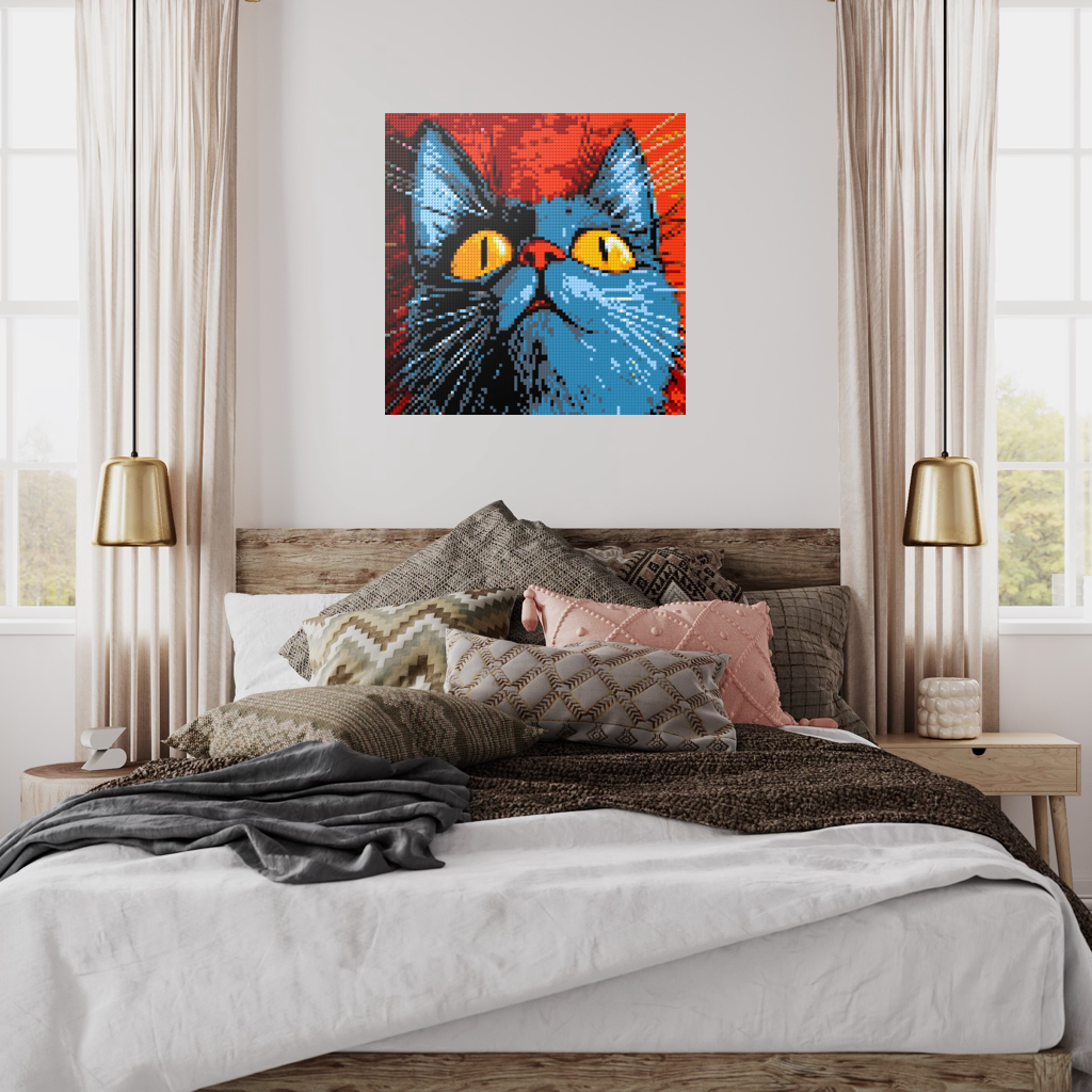 Cat Toby mosaic