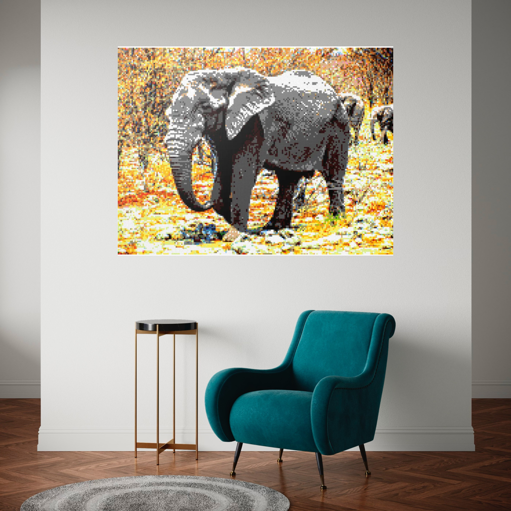 African Elephant Portrait