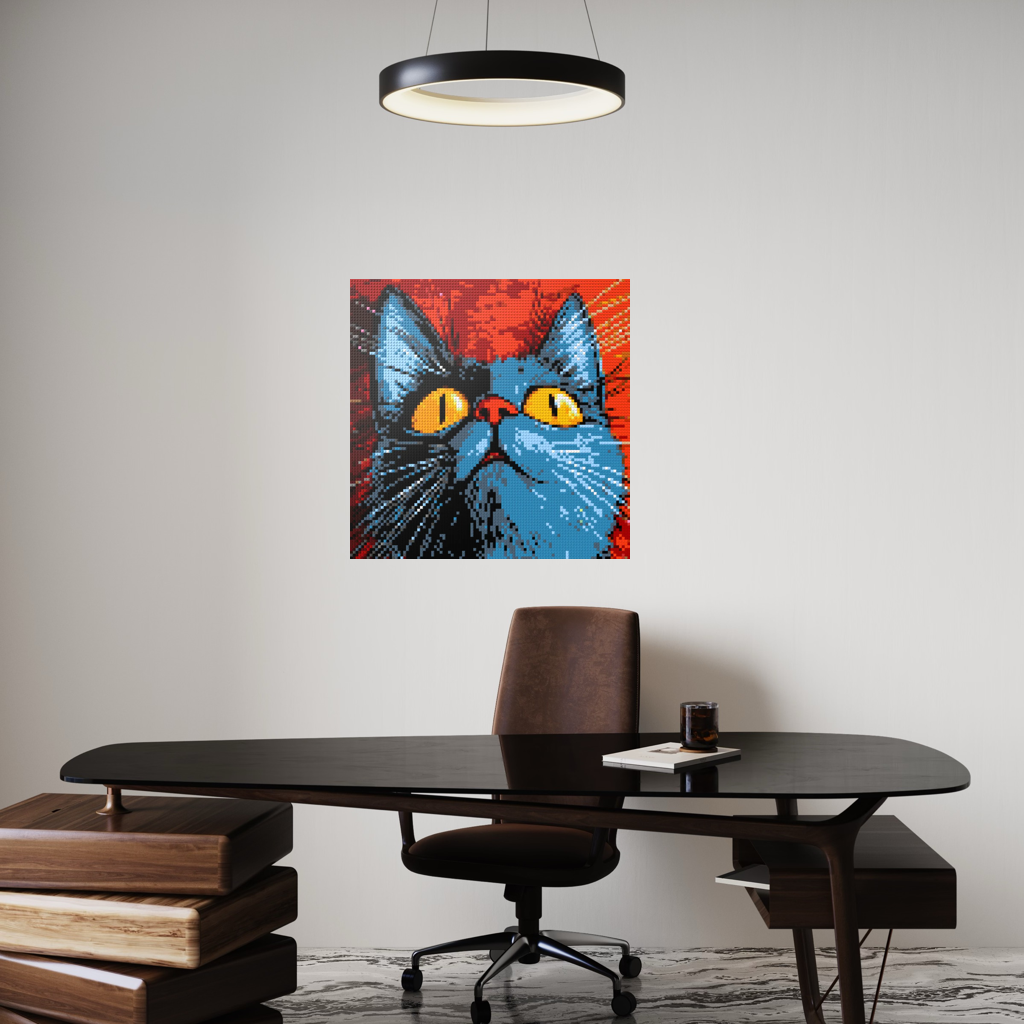 Cat Toby mosaic