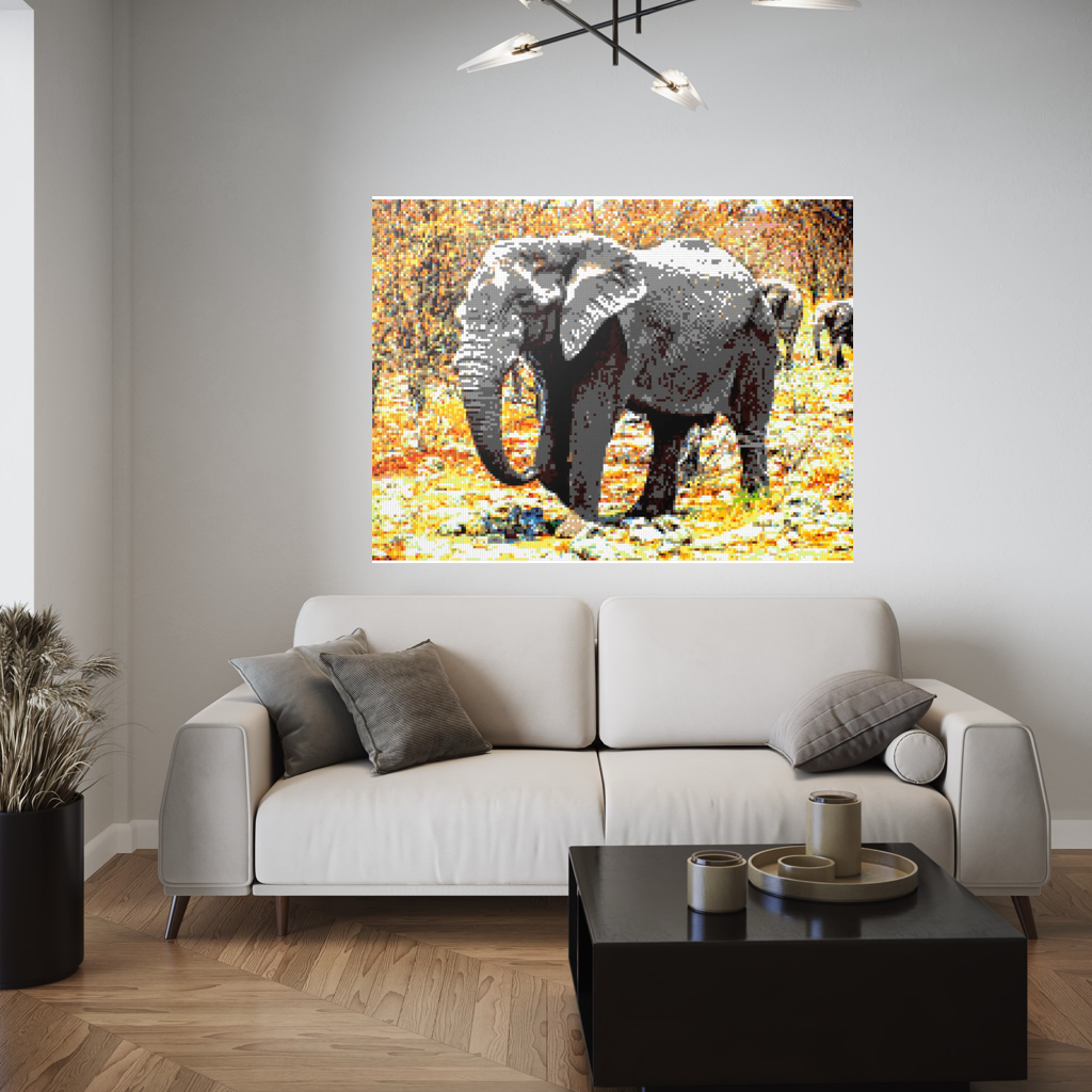 African Elephant Portrait