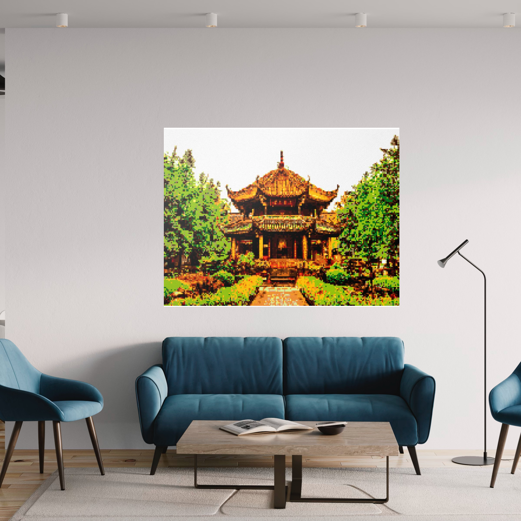 A Taoist temple in Taipei, Taiwan