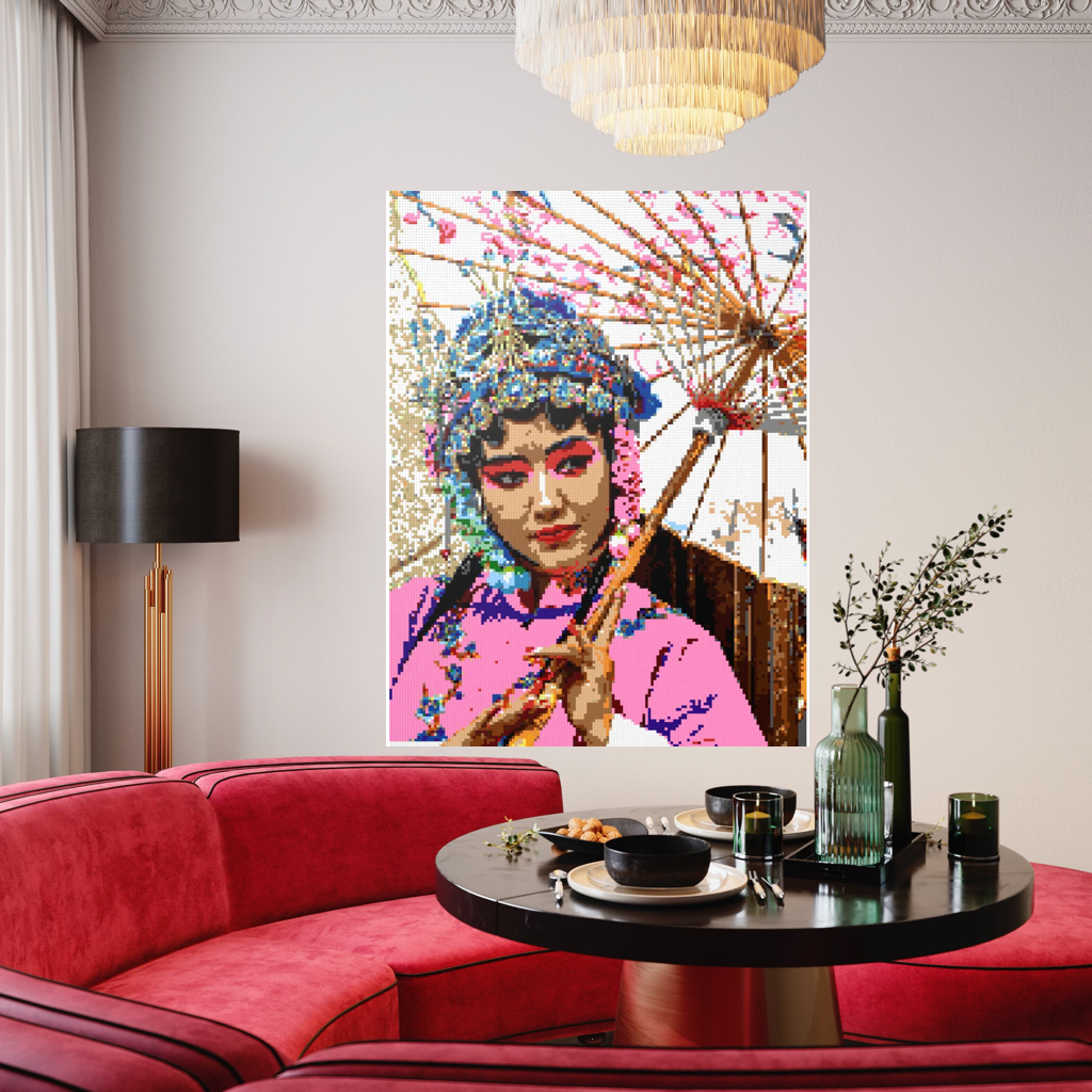 Woman in Traditional Chinese Clothing