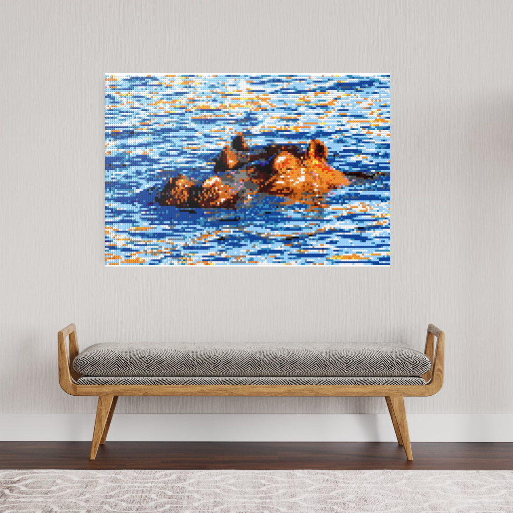 Hippopotamus in Water