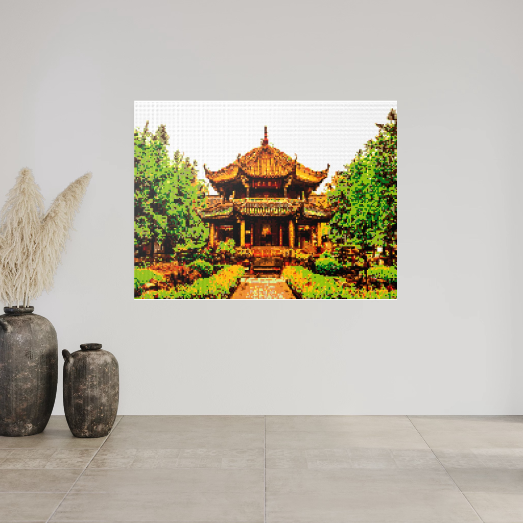 A Taoist temple in Taipei, Taiwan