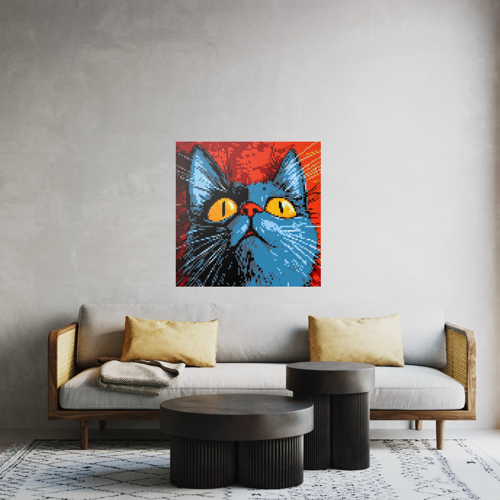 Cat Toby mosaic