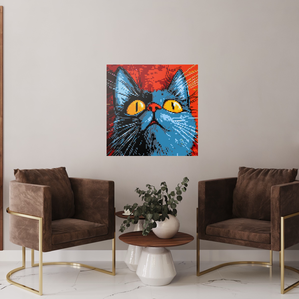 Cat Toby mosaic