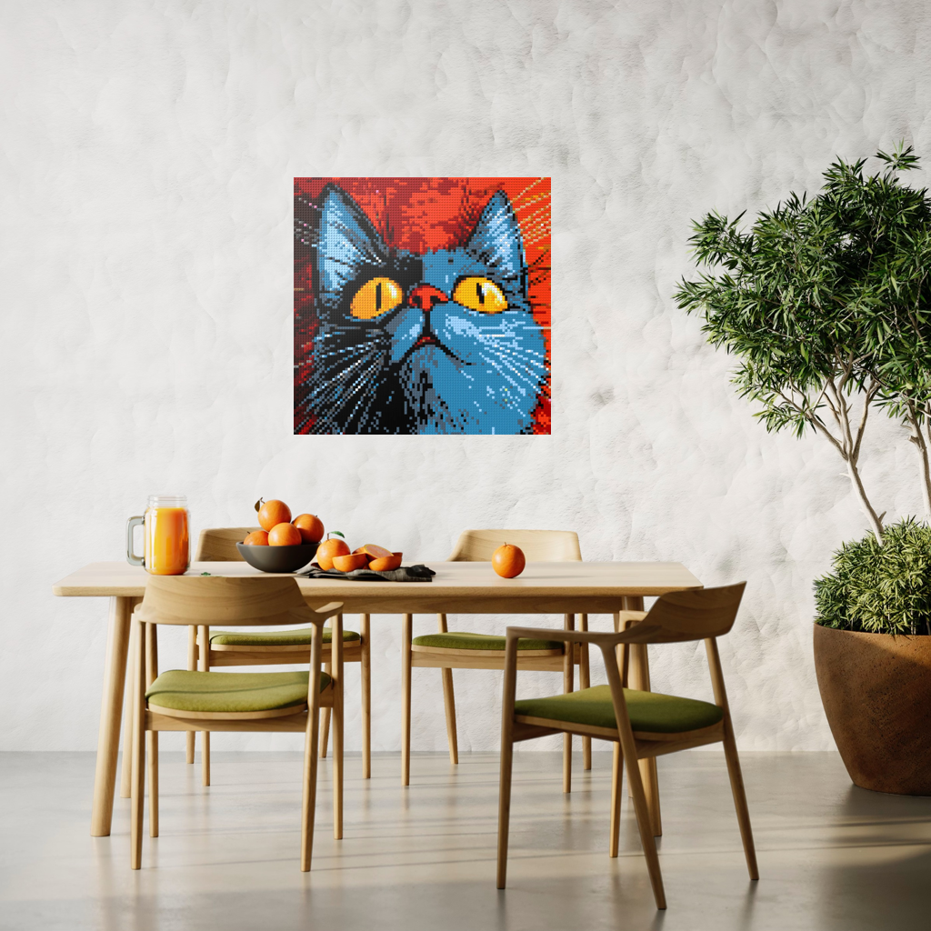 Cat Toby mosaic