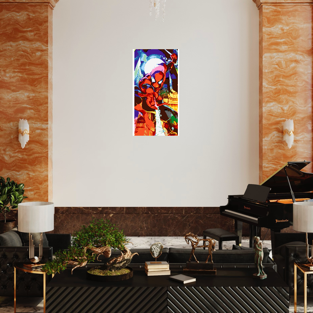 Spiderman Mosaic Interpretation