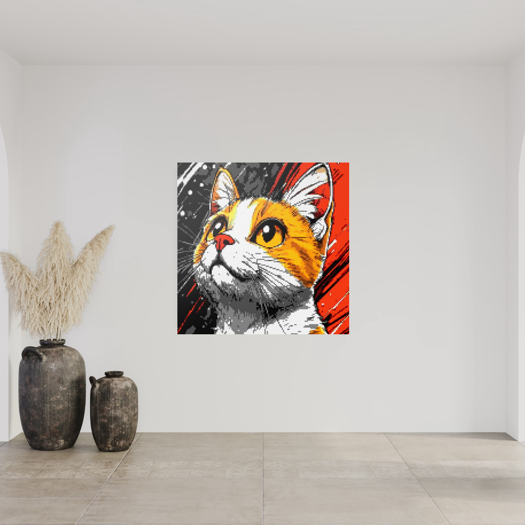 Cat Luna mosaic
