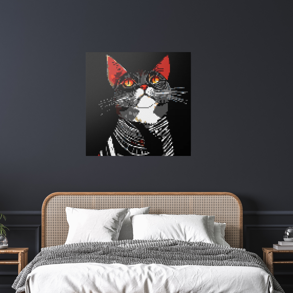 Cat Star mosaic