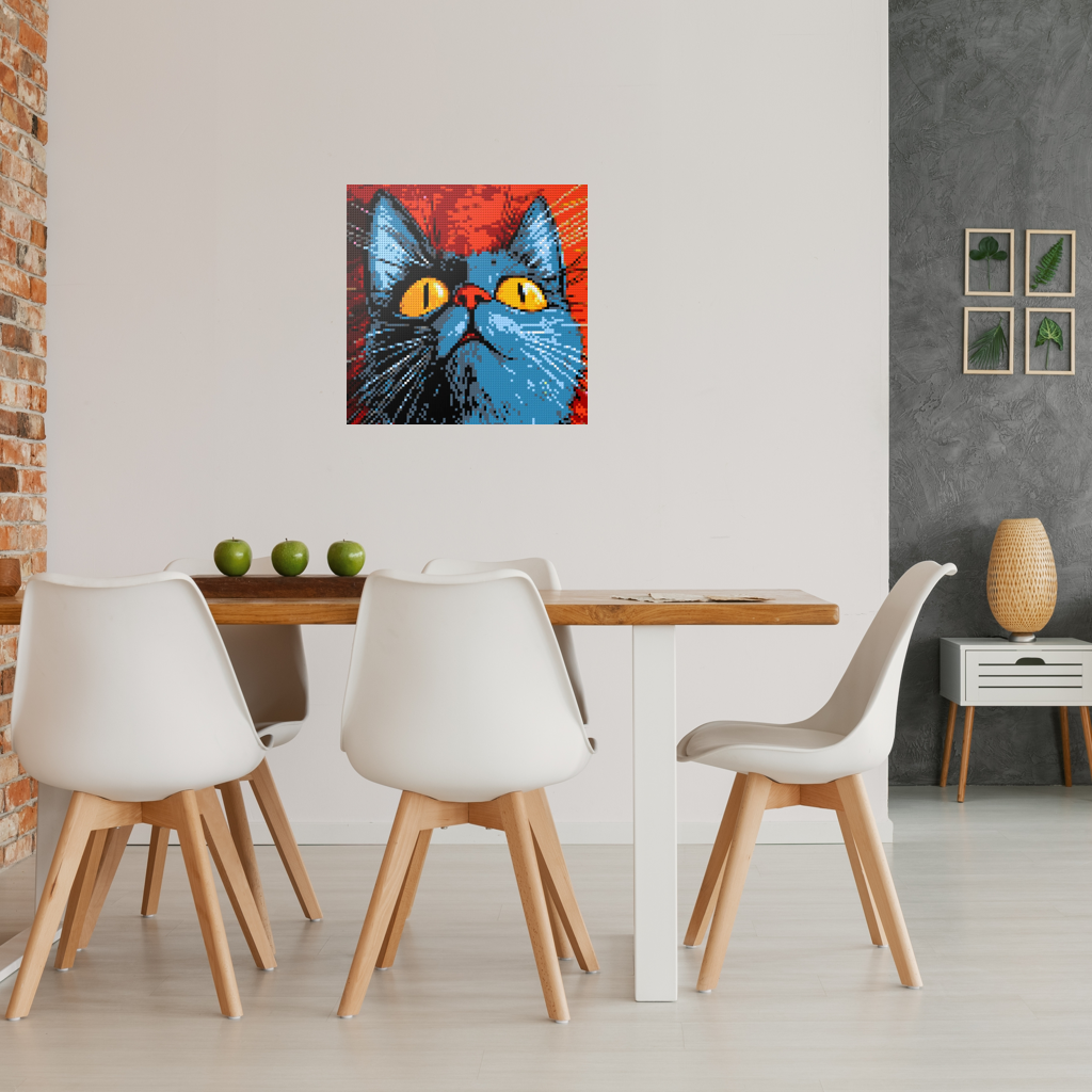 Cat Toby mosaic