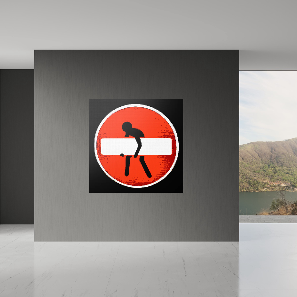 No Entry Street Sign