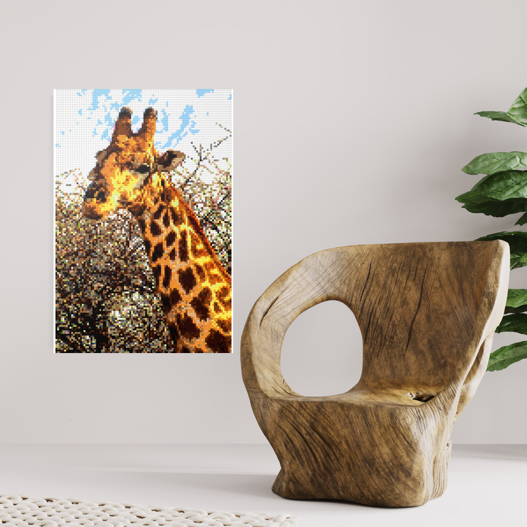 African Giraffe Portrait