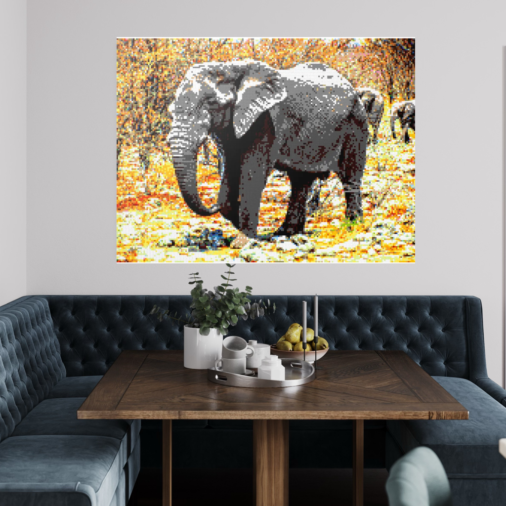 African Elephant Portrait