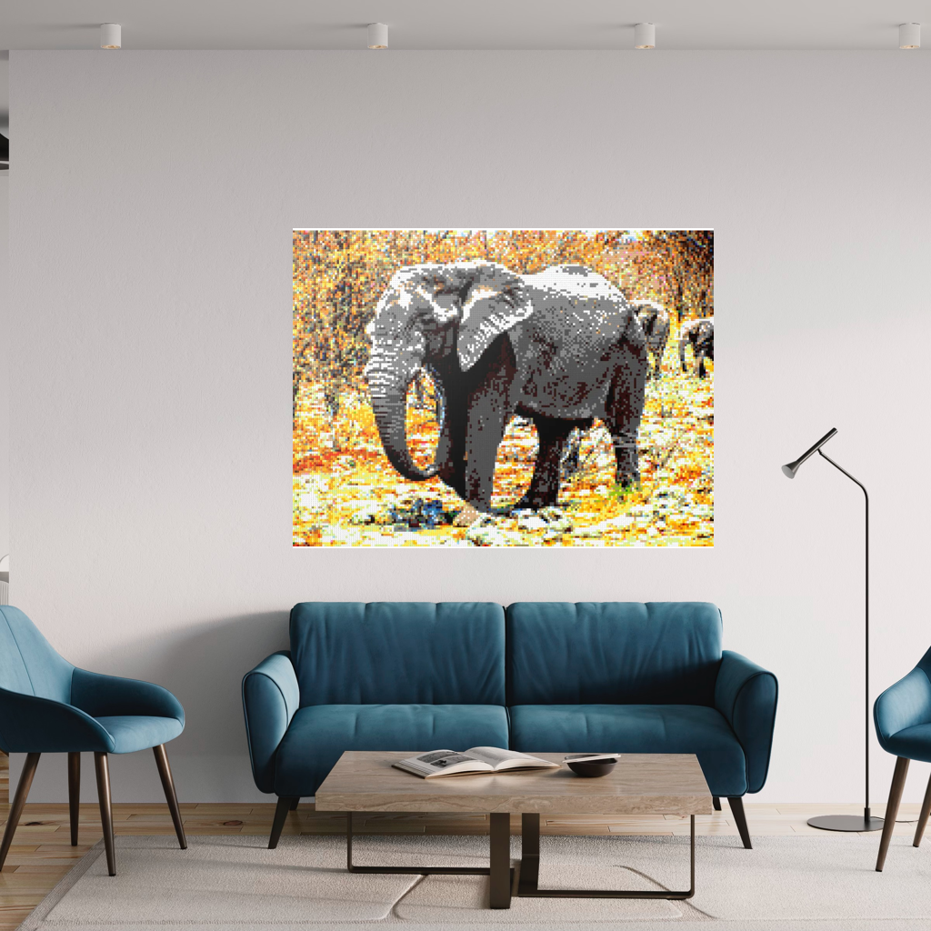 African Elephant Portrait