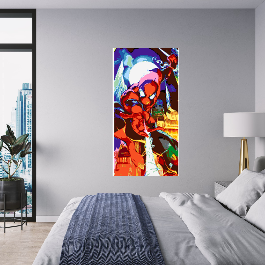 Spiderman Mosaic Interpretation