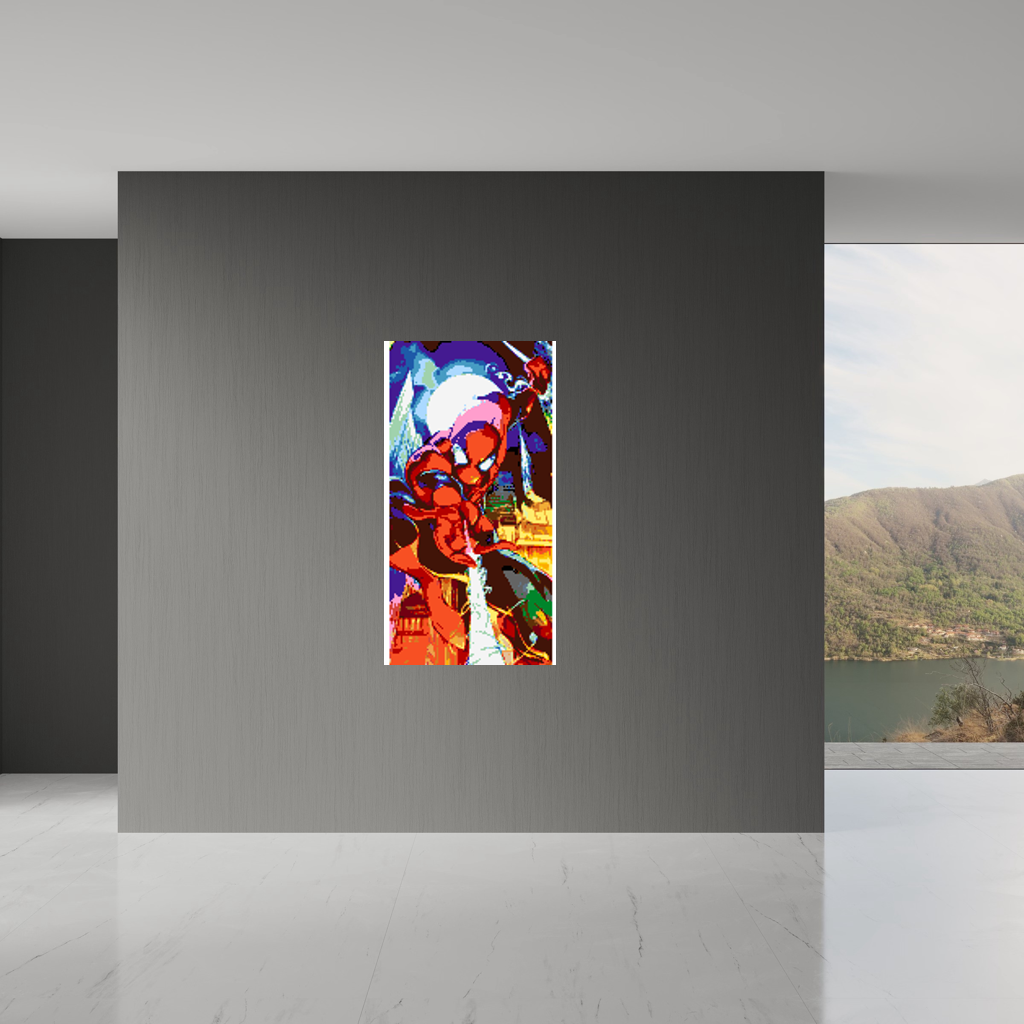 Spiderman Mosaic Interpretation