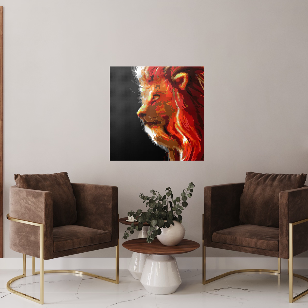 Lion Face Rose V3