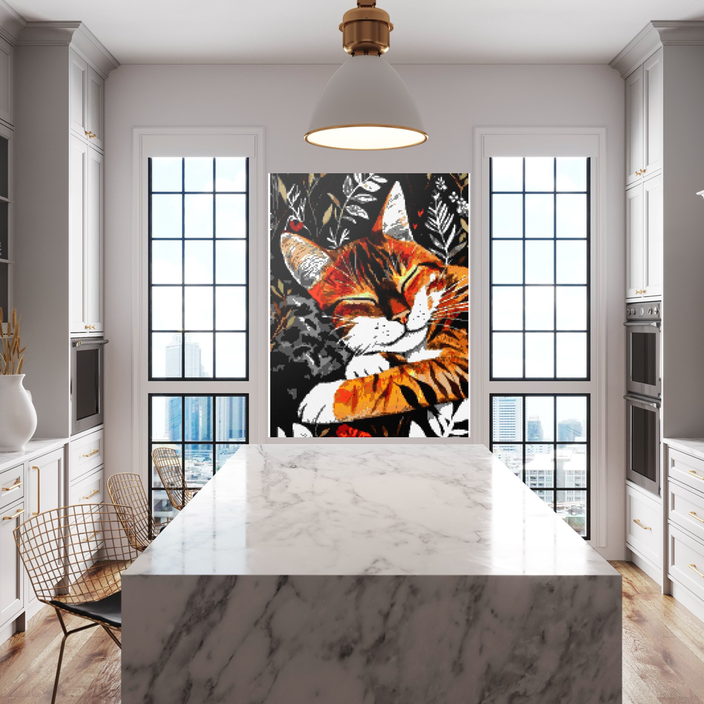 Richard the cat mosaic