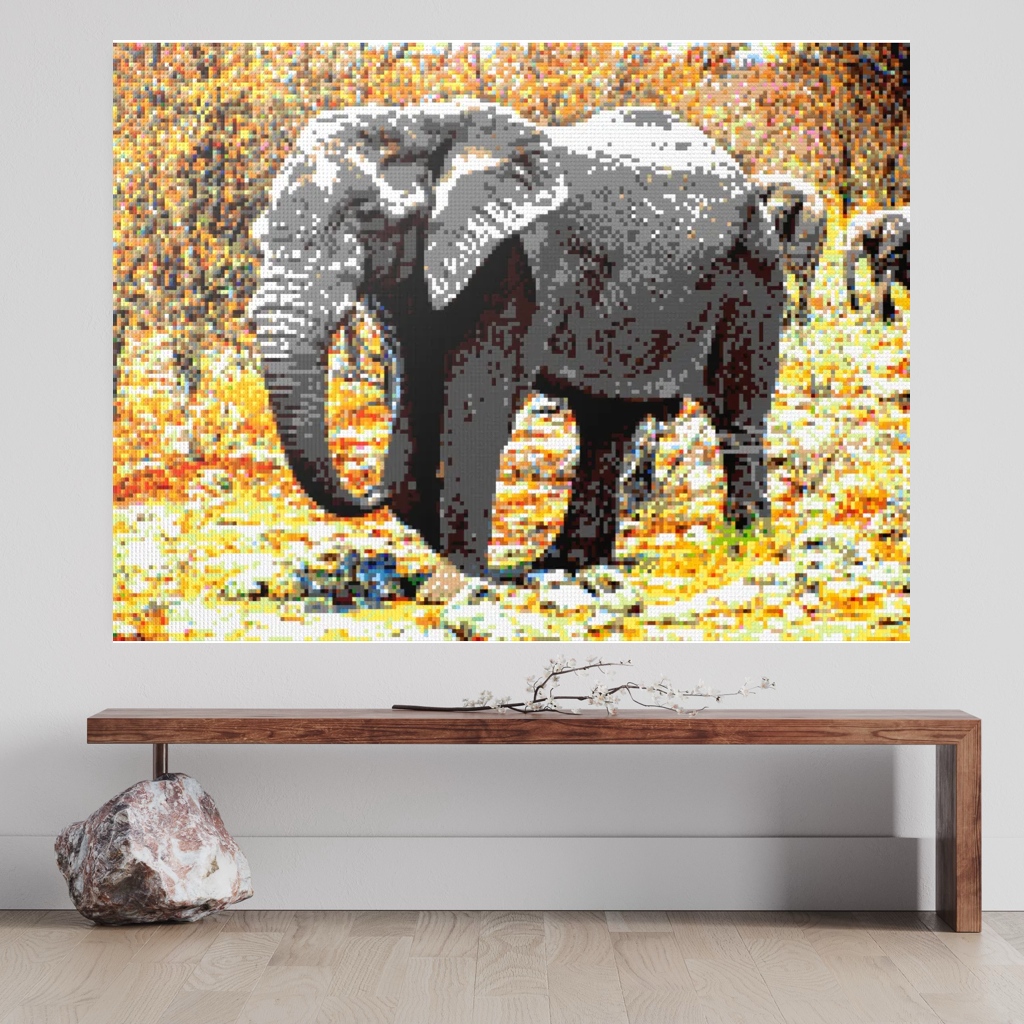 African Elephant Portrait