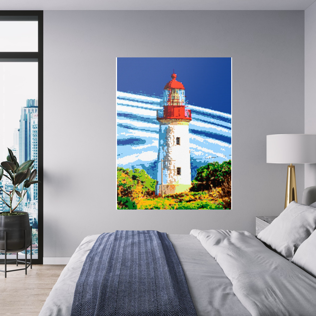 An old rustic lighthouse in Victoria, Australia