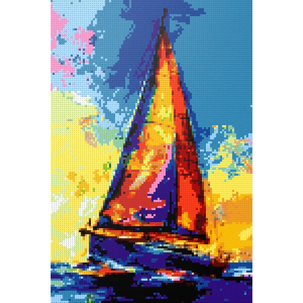Sailboat Mosaic