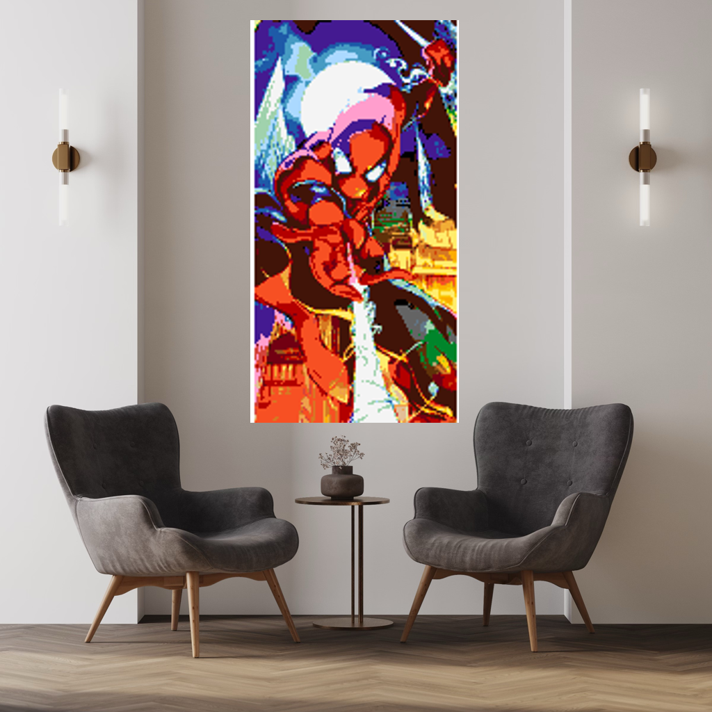 Spiderman Mosaic Interpretation