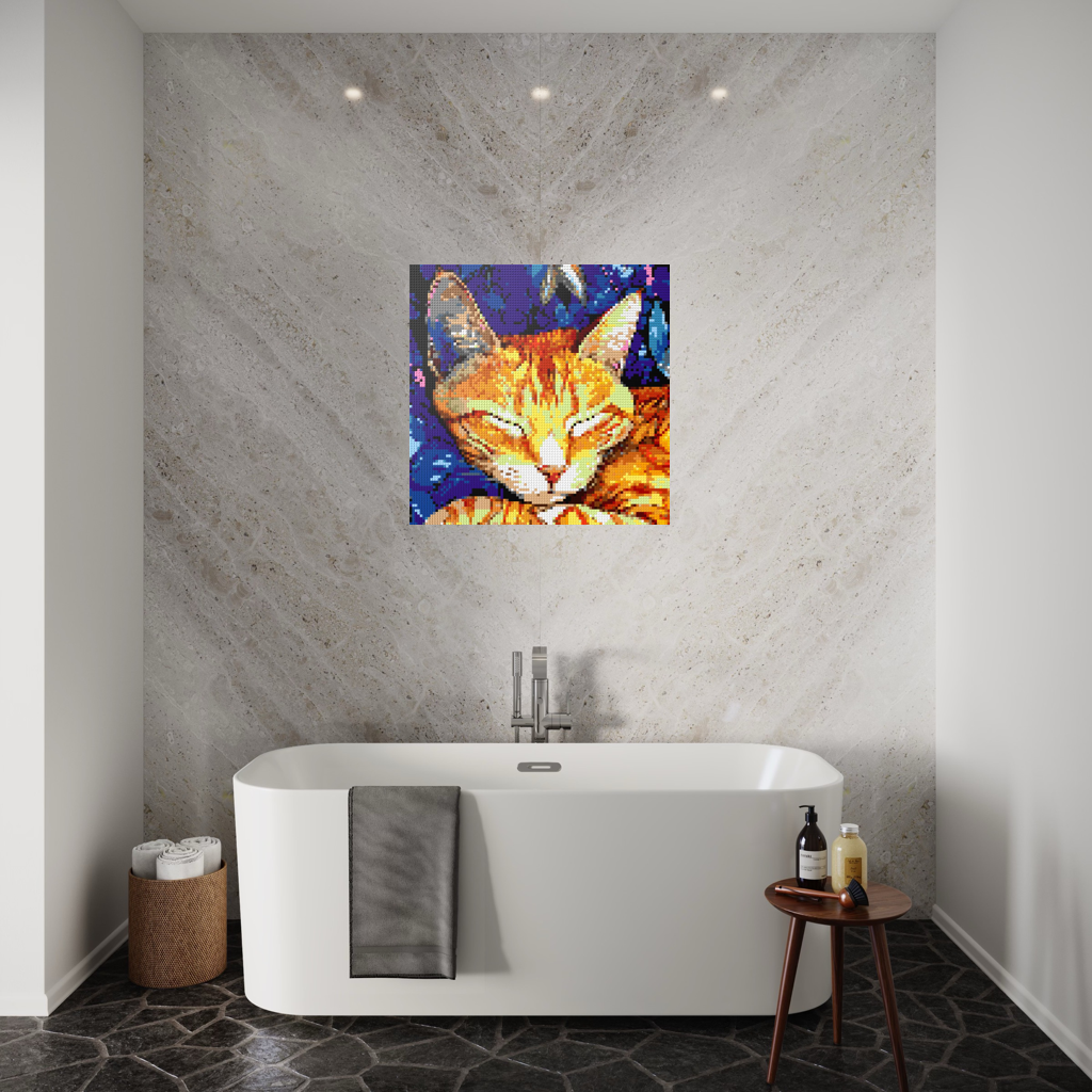 Cat Thor mosaic