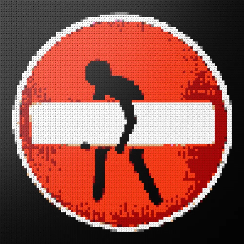 No Entry Street Art Sign