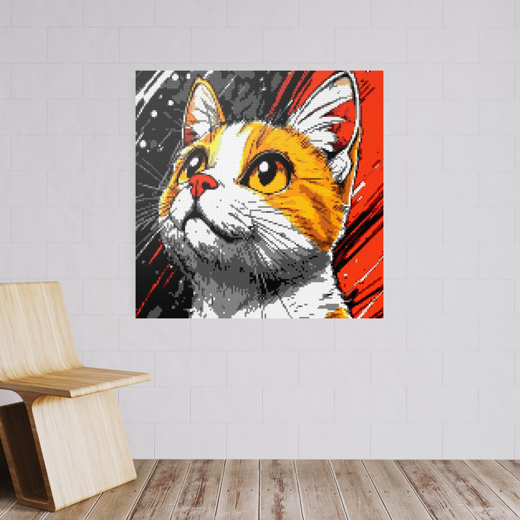 Cat Luna mosaic