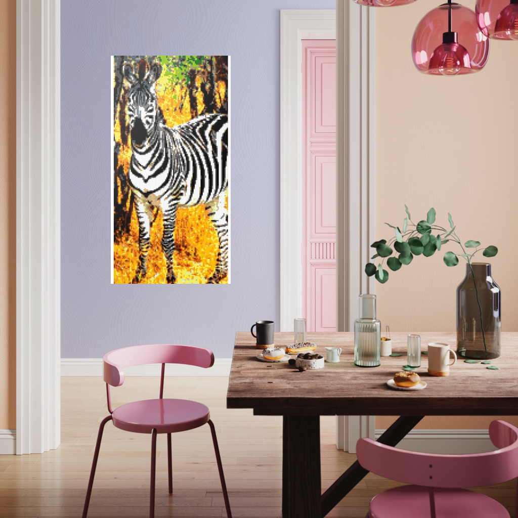 African Zebra Portrait