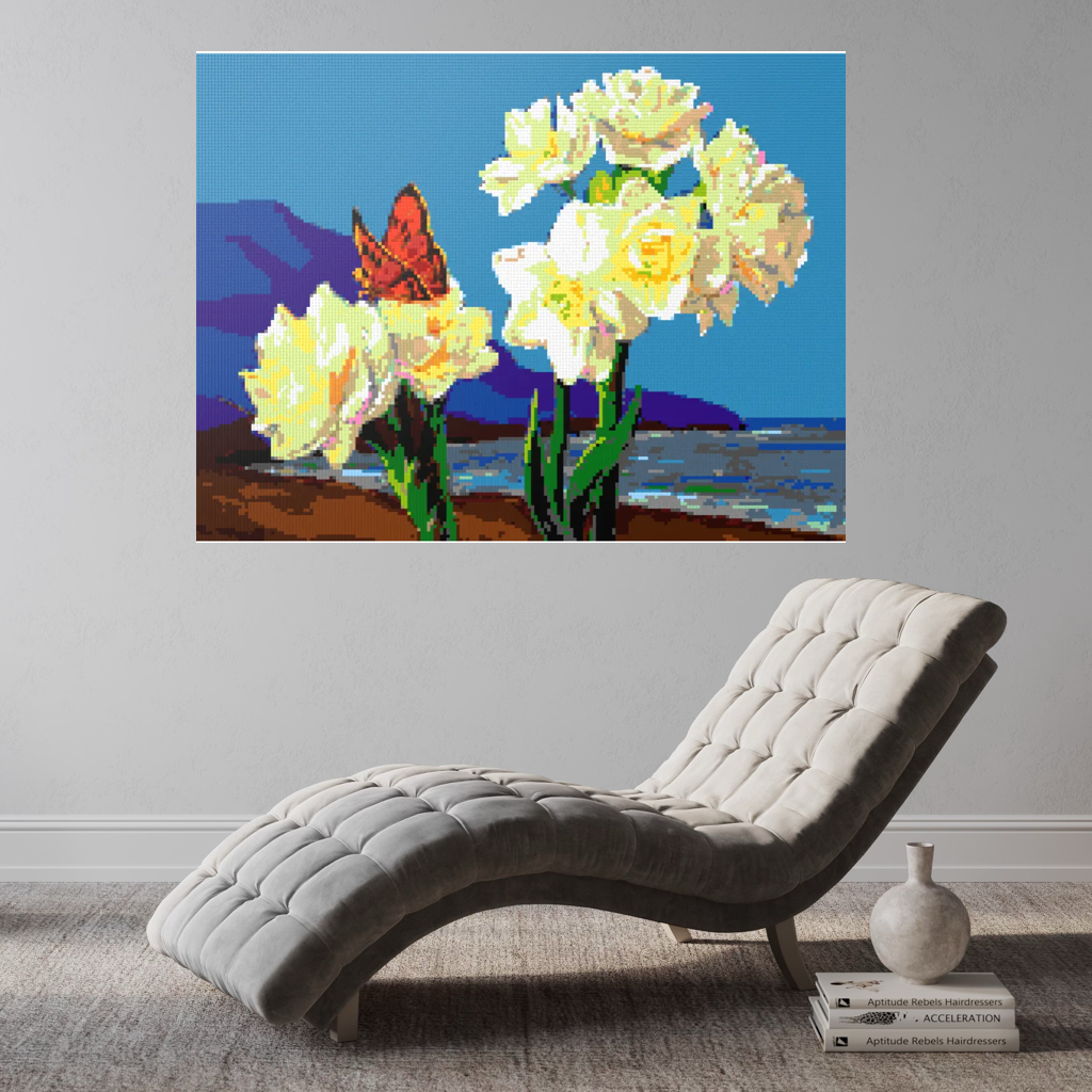 A Morning Greeting from Narcissus Flowers