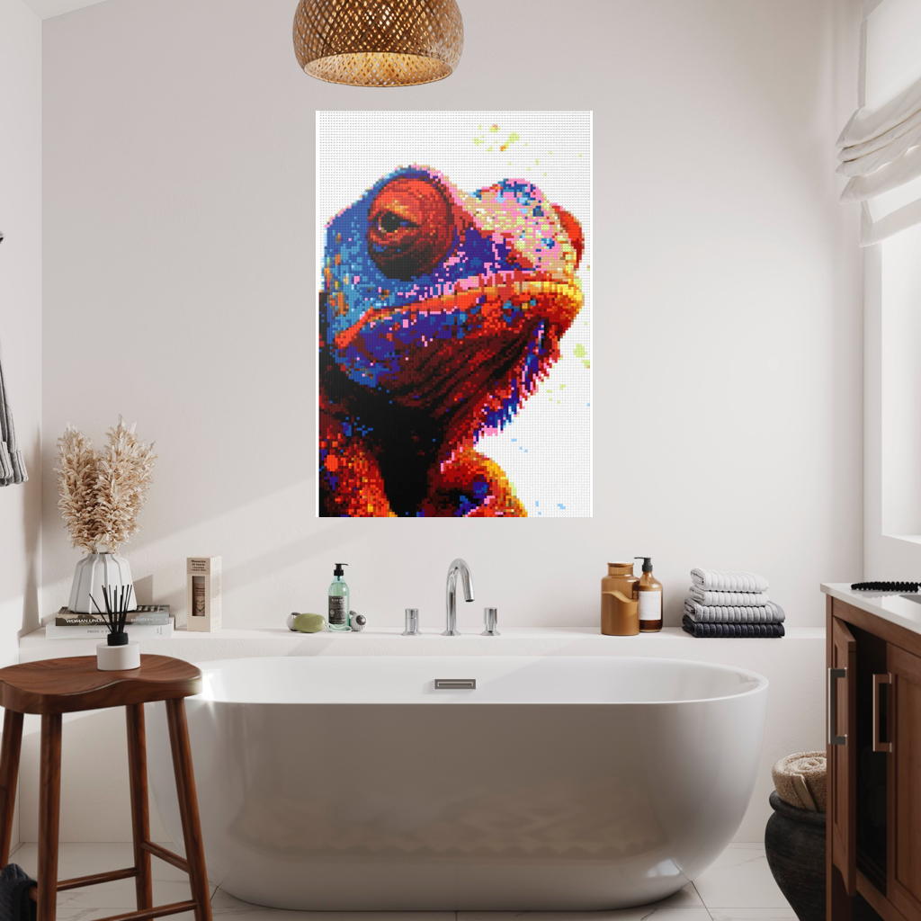 Chameleon animal art