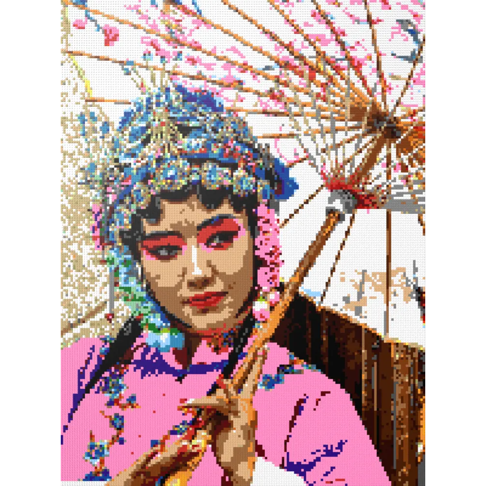 Woman in Traditional Chinese Clothing