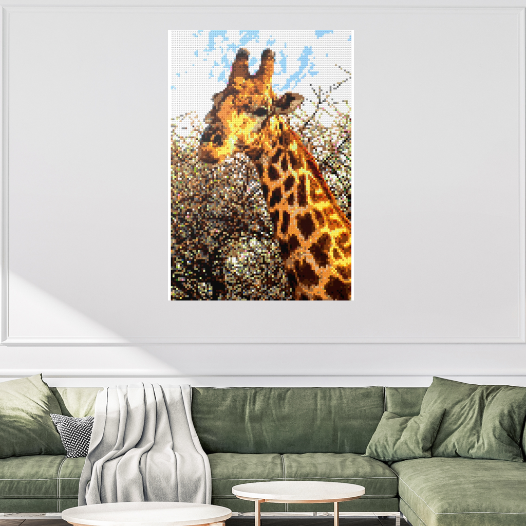 African Giraffe Portrait