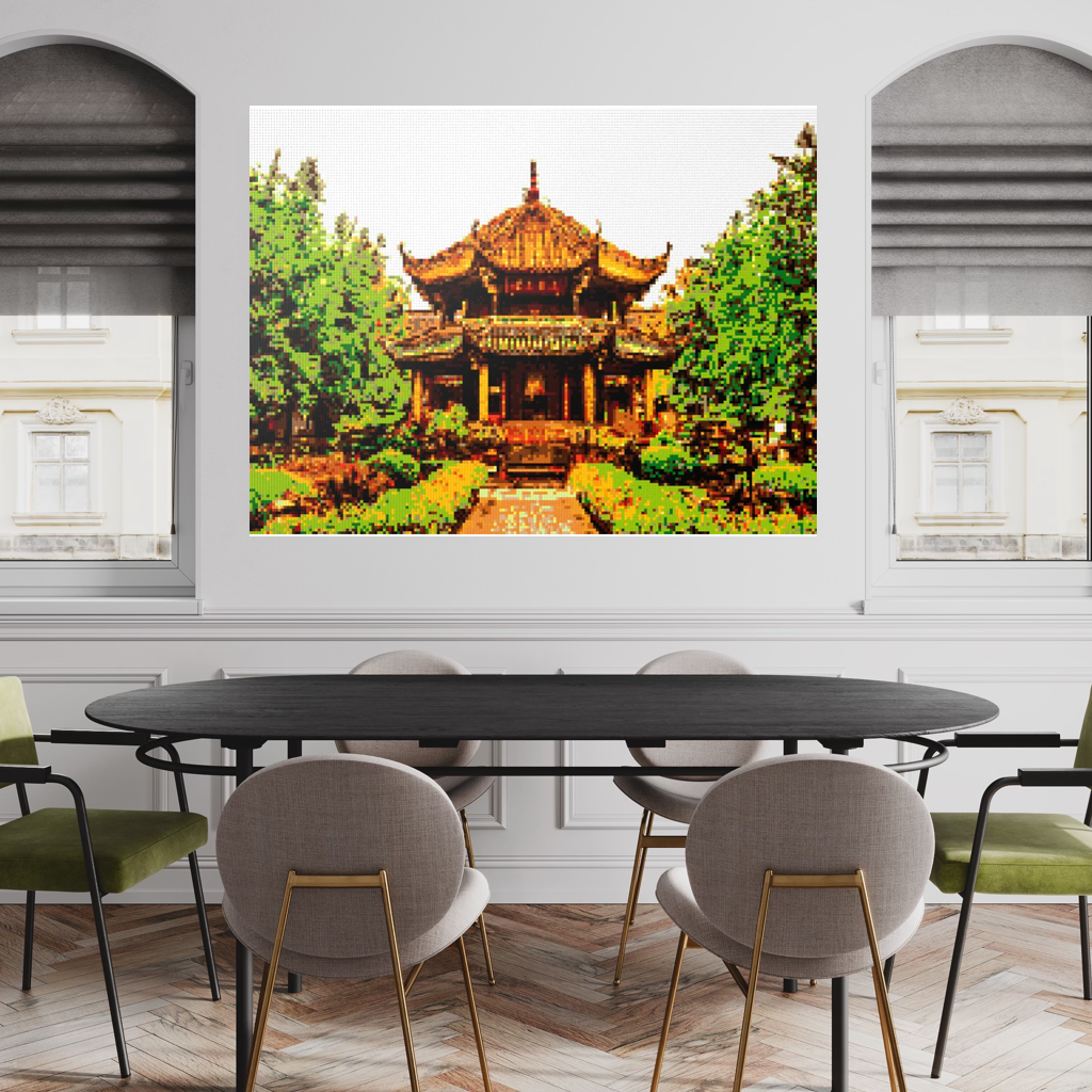 A Taoist temple in Taipei, Taiwan