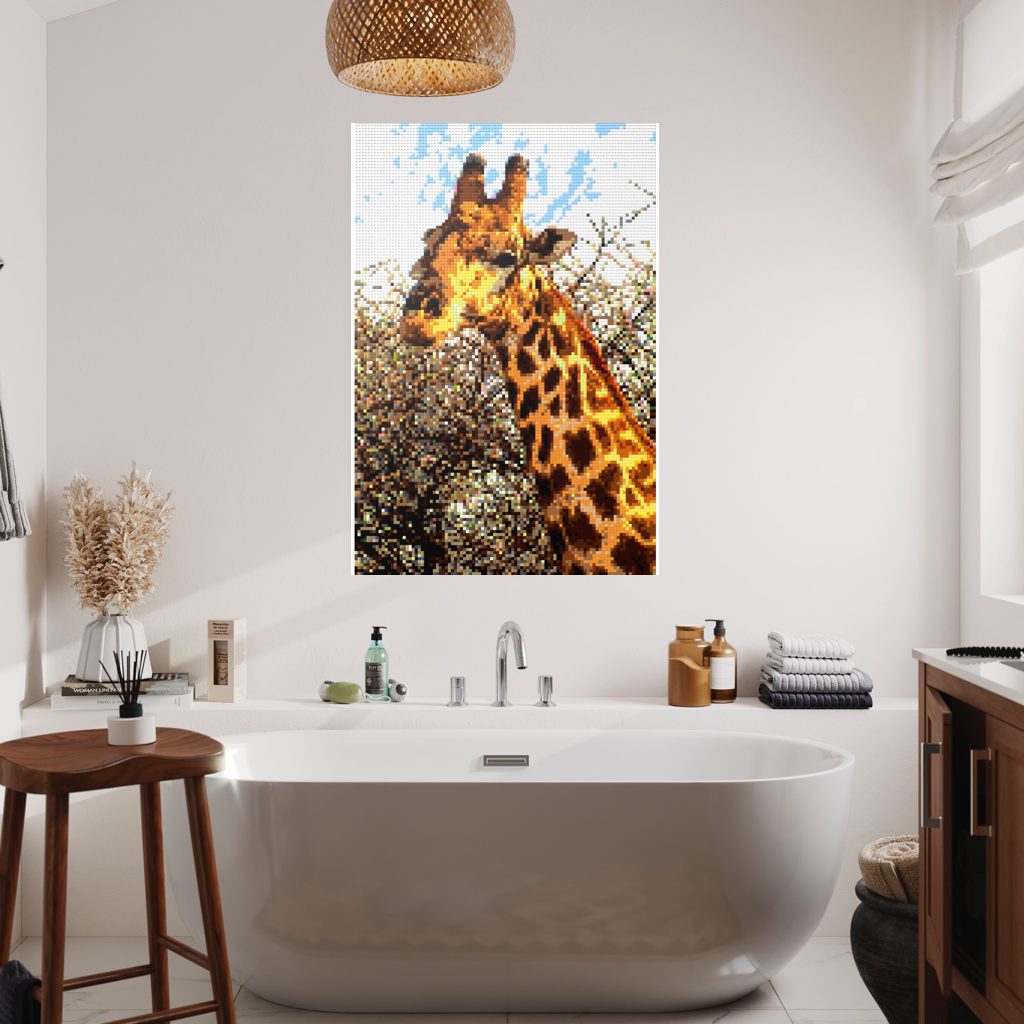 African Giraffe Portrait