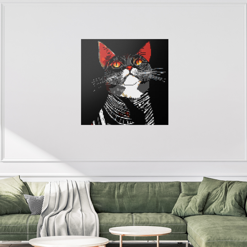 Cat Star mosaic