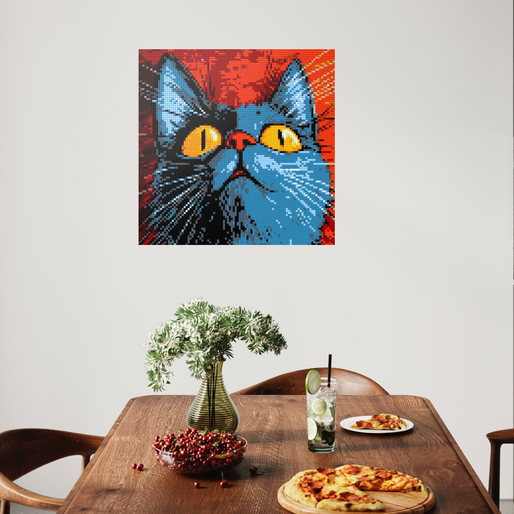 Cat Toby mosaic