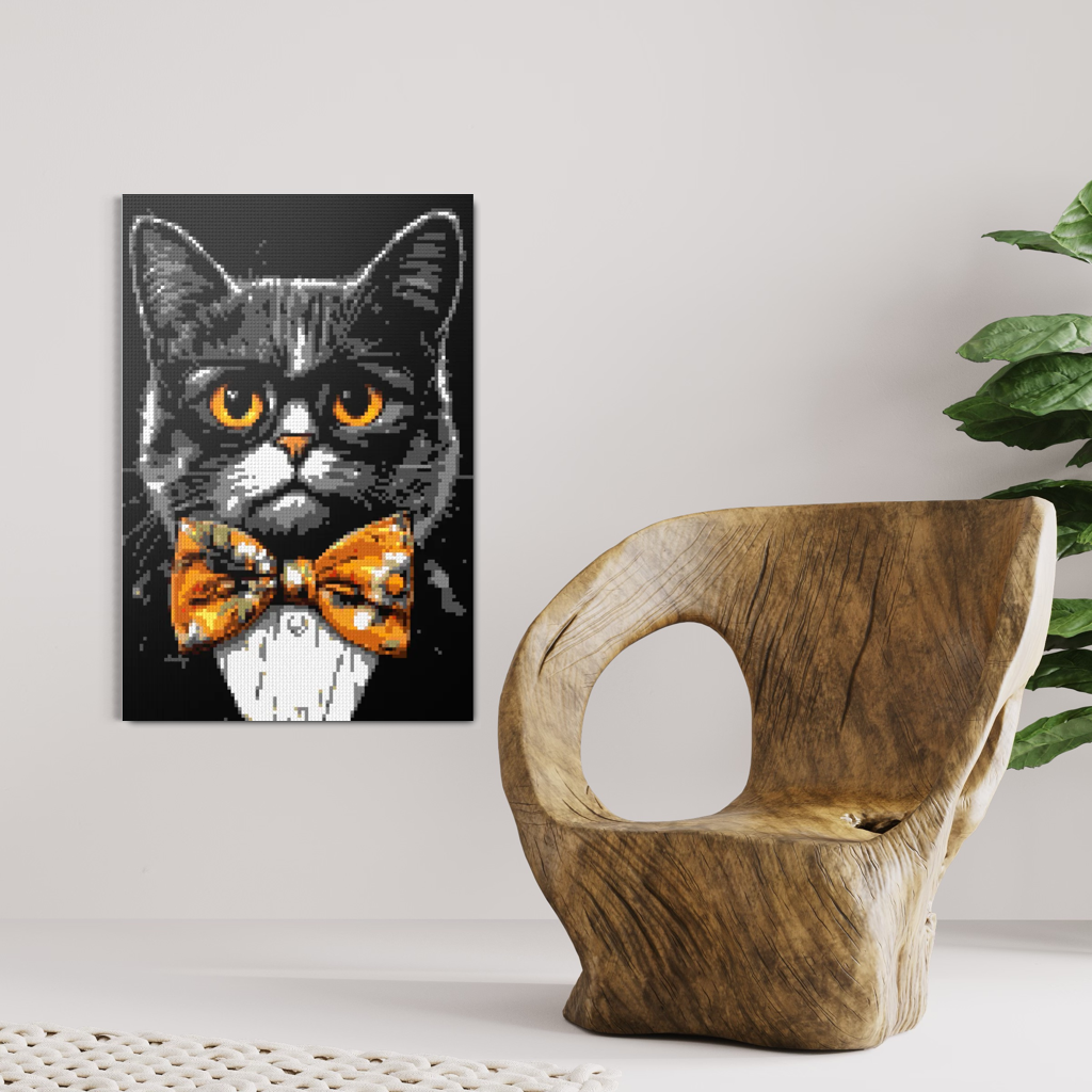 Hipster cat Looper mosaic