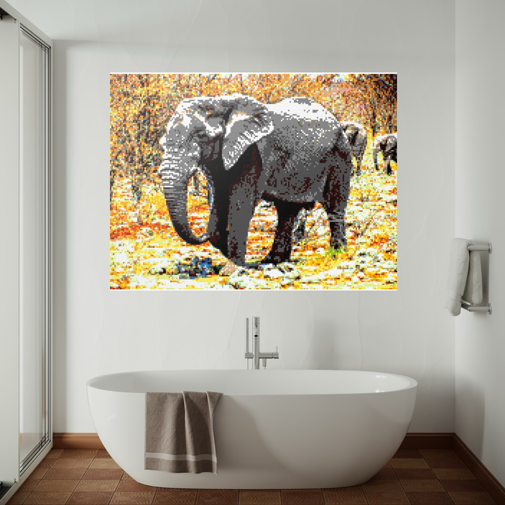 African Elephant Portrait
