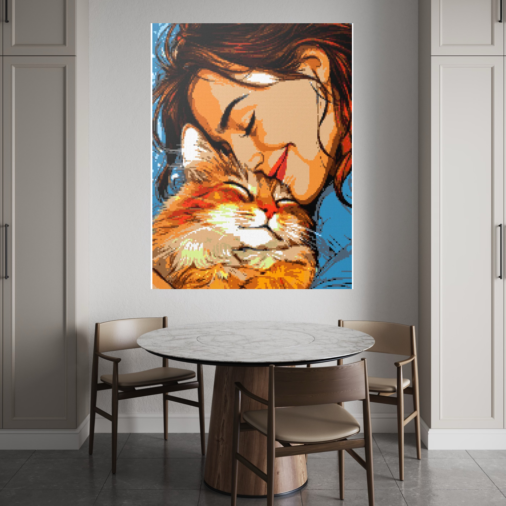 My cat is my love mosaic