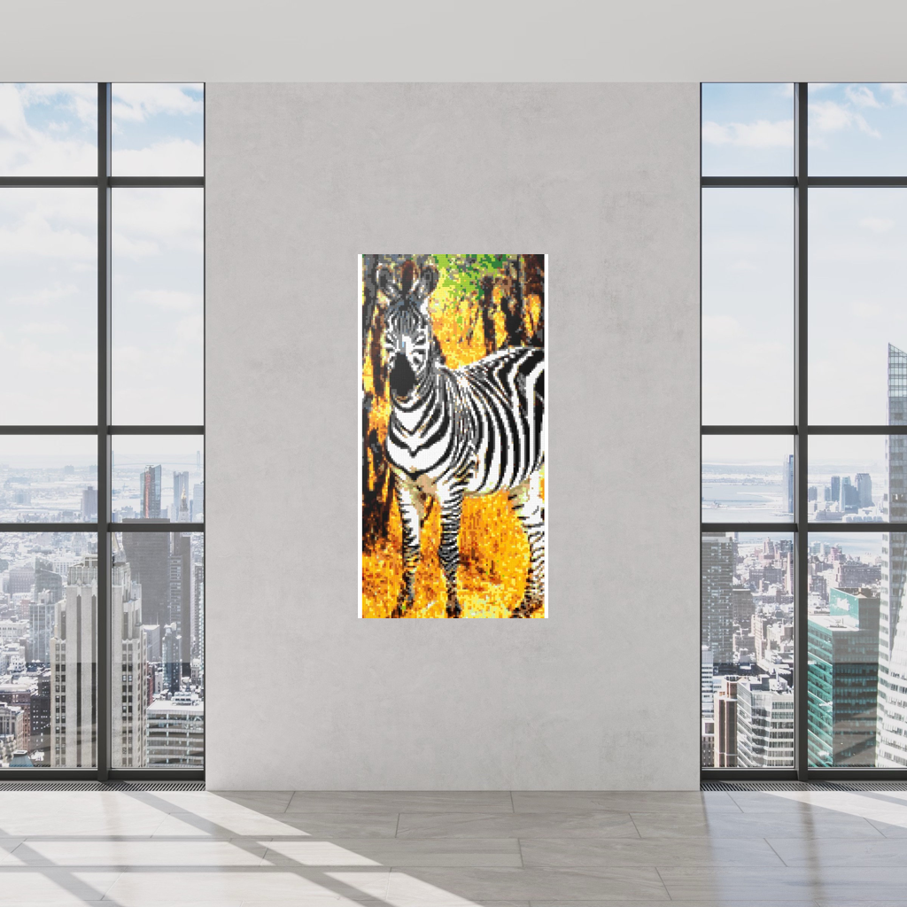 African Zebra Portrait