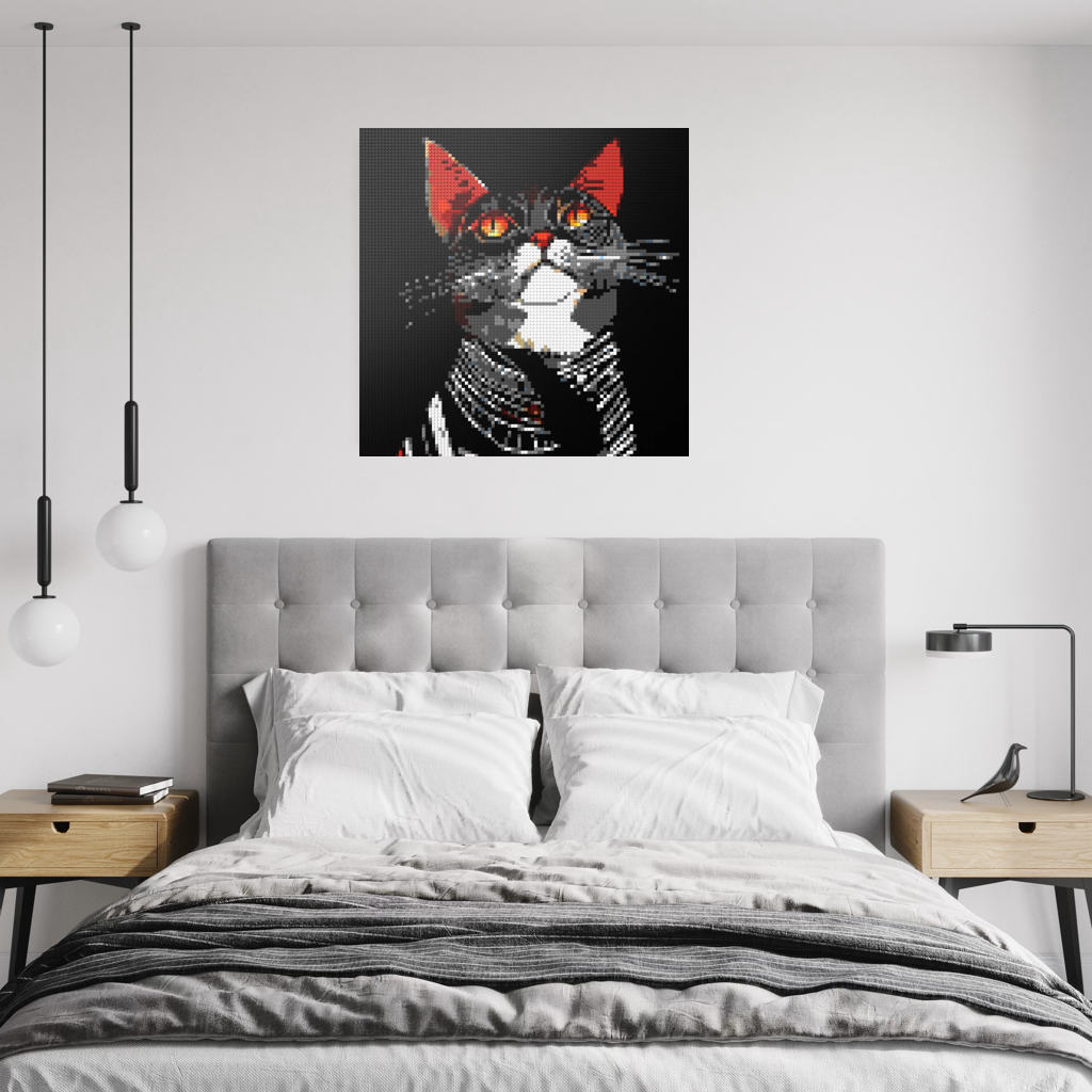 Cat Star mosaic