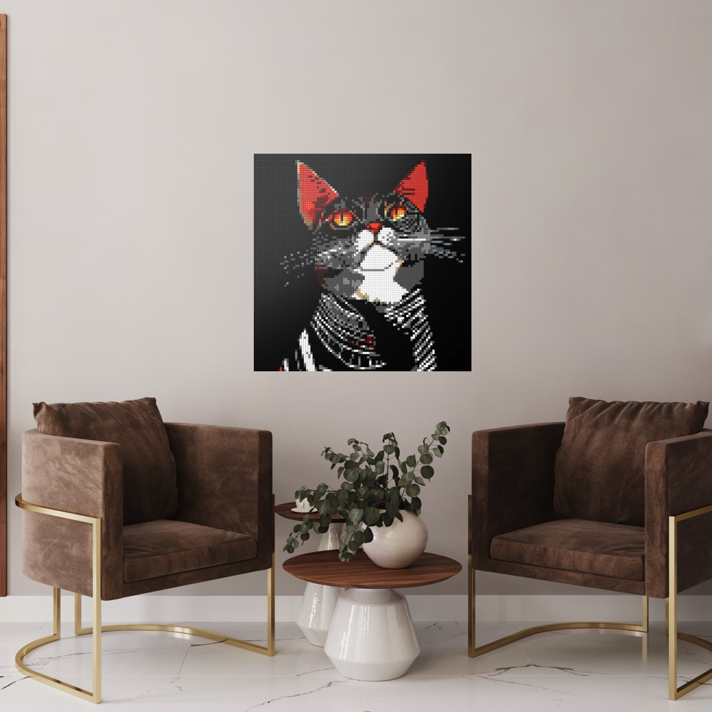 Cat Star mosaic