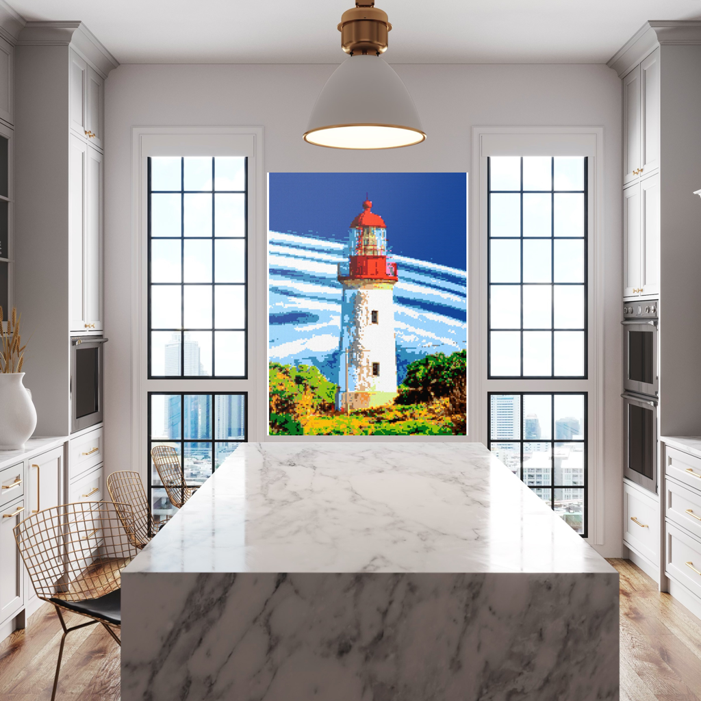 An old rustic lighthouse in Victoria, Australia